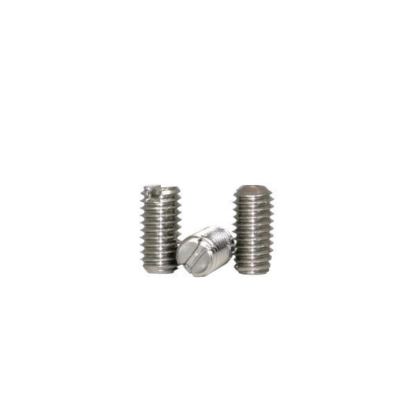 Newport Fasteners Slotted Socket Set Screws, Cup Point, 10-32 x 5/8", Stainless Steel, 18-8, Slotted Drive , 5000PK 487720-5000 - main
